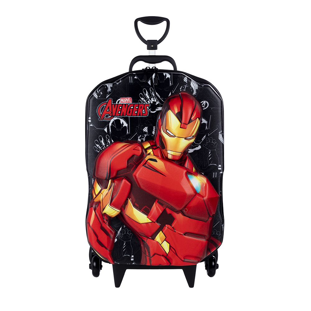 Mala Infantil Avengers Homem de Ferro Pre...
