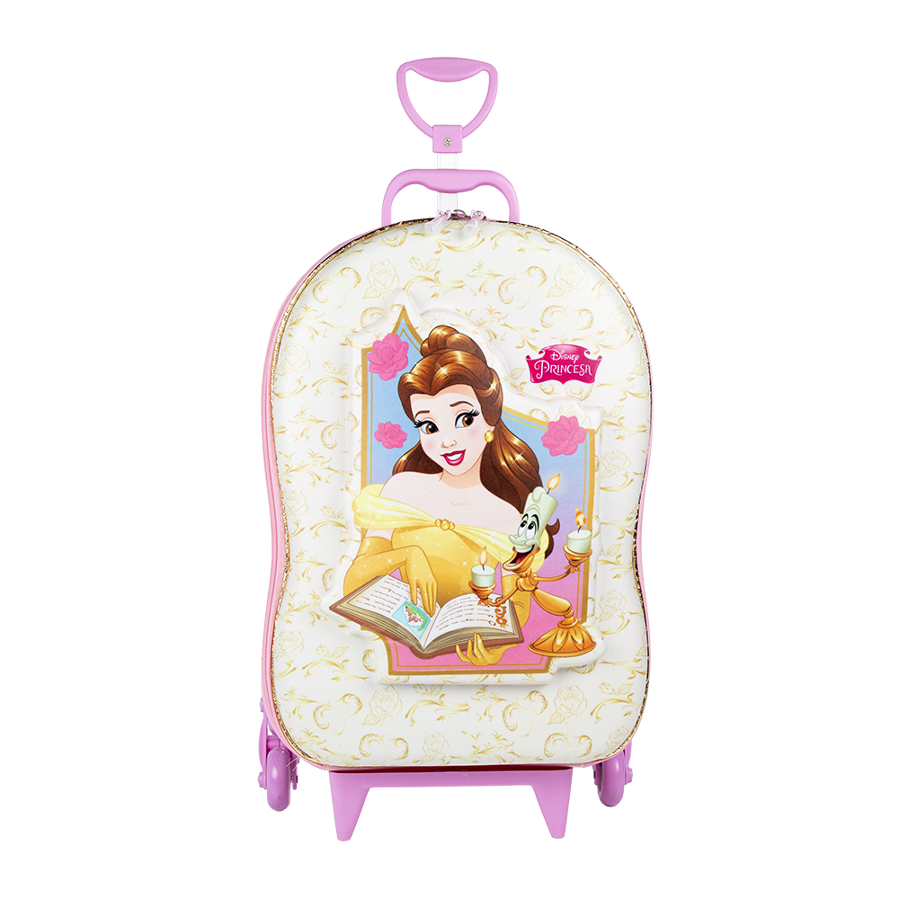 Mala Infantil Disney Princesas Bela Rosa ...