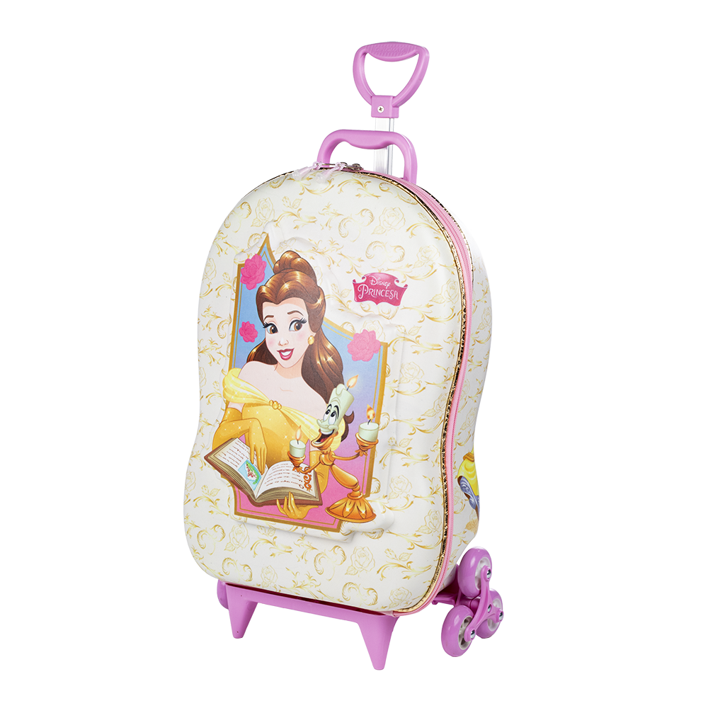 Mala Infantil Disney Princesas Bela Rosa ...