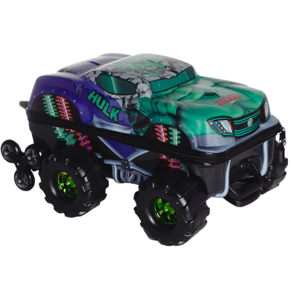 MALA INFANTIL HULK MONSTER TRUCKS