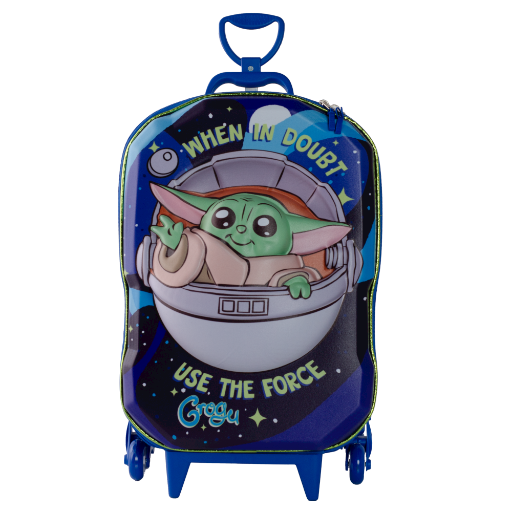 MALA INFANTIL STAR WARS GROGU AZUL
