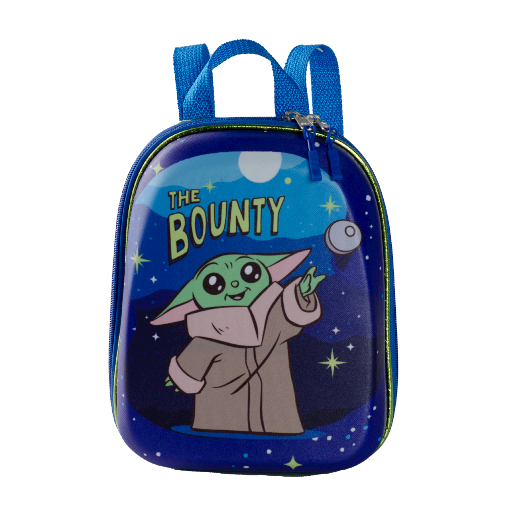 MOCHILA INFANTIL STAR WARS GROGU AZUL