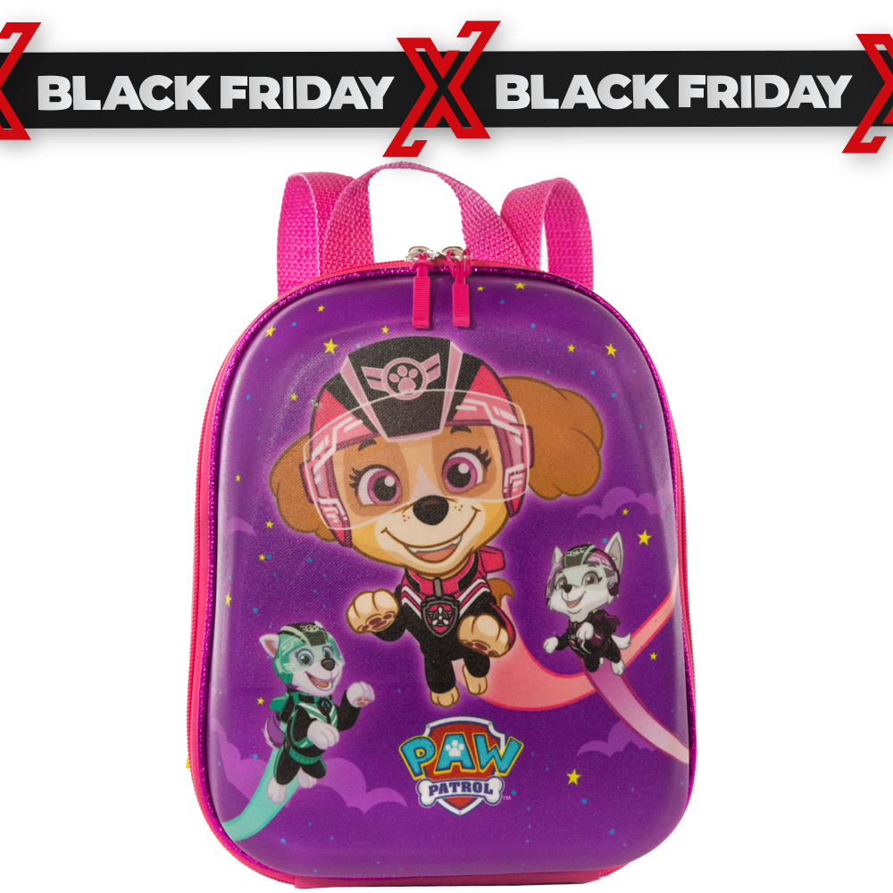 Mochila Infantil Paw Patrol Skye Jet Rosa...