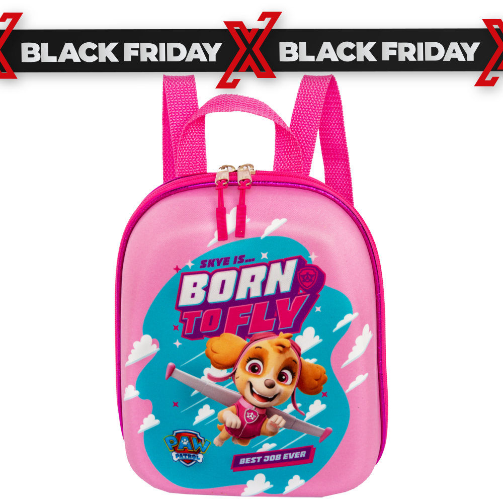 Mochila Infantil Paw Patrol Pet Shop Rosa...