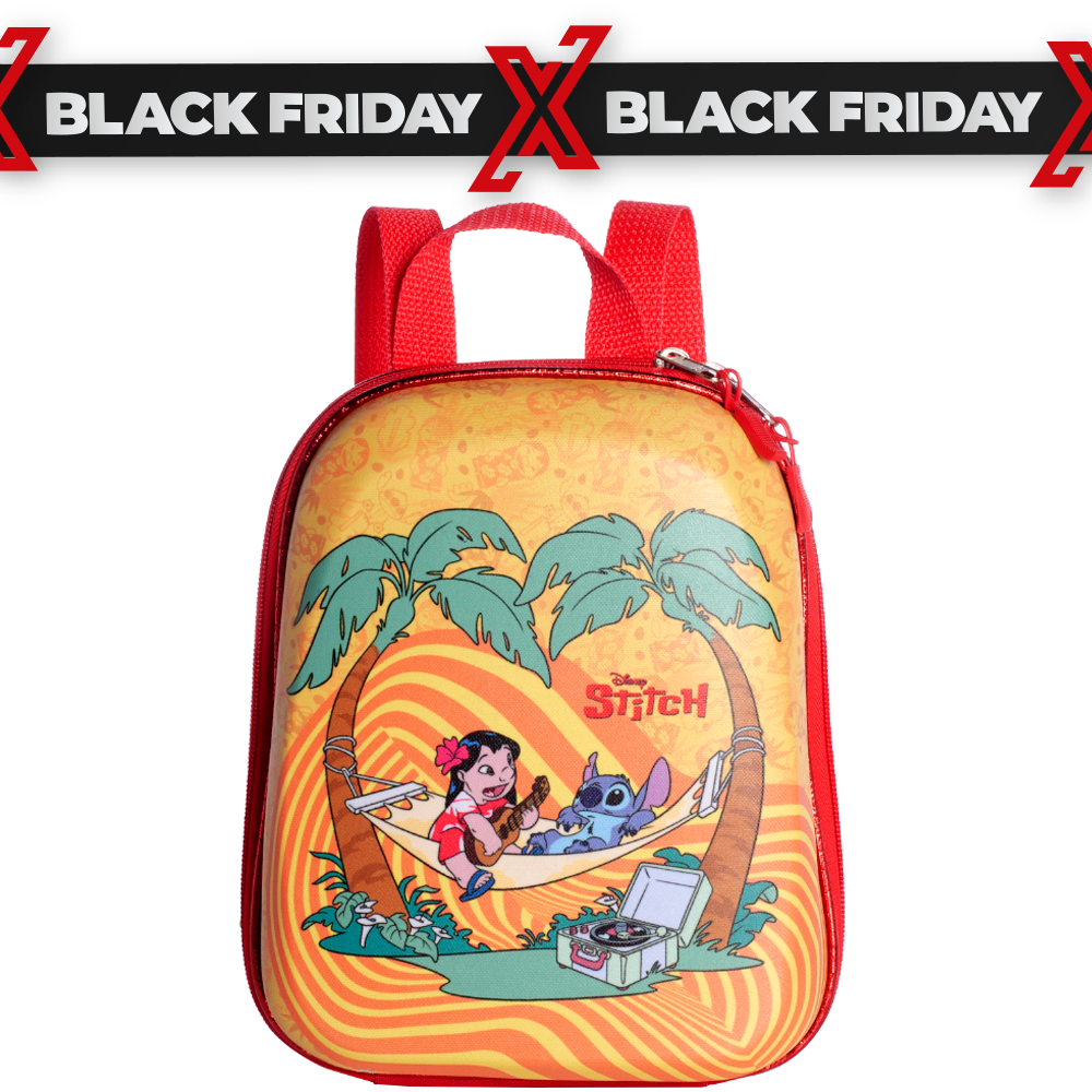 Mochila Infantil Stitch Tropical Maxtoy D...