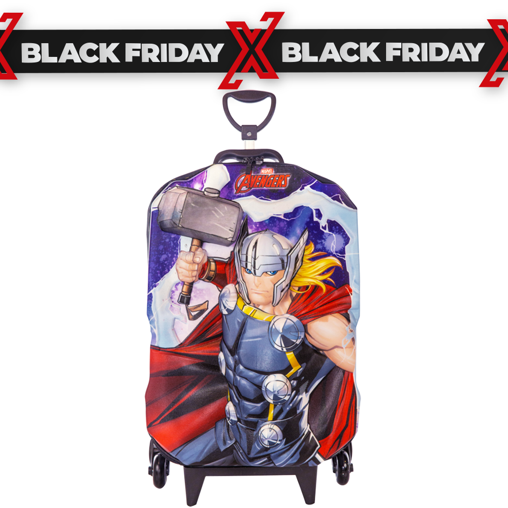 Mala Infantil Thor Maxtoy Diplomata com R...