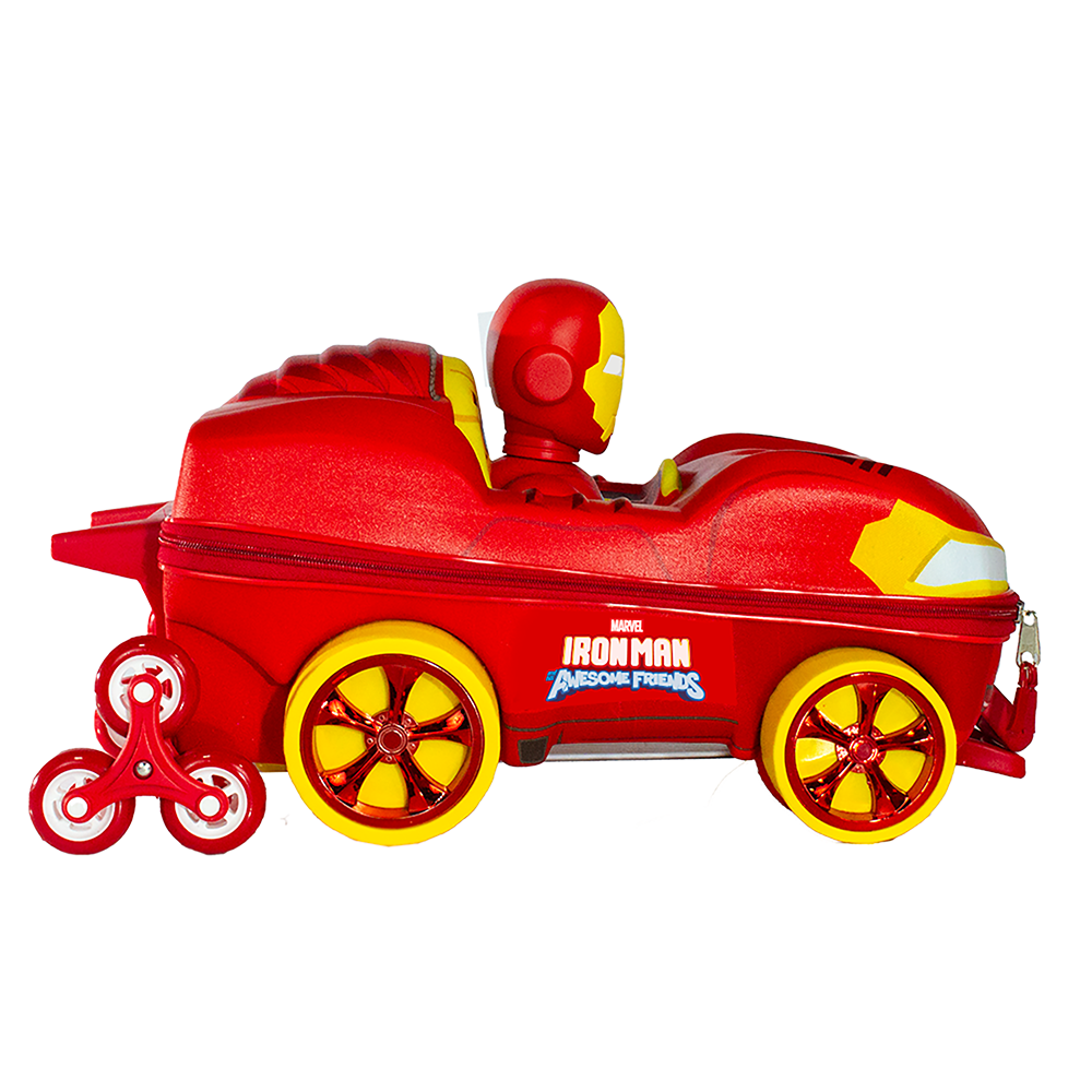 Mala Infantil Avengers Iron Man Carro Max...