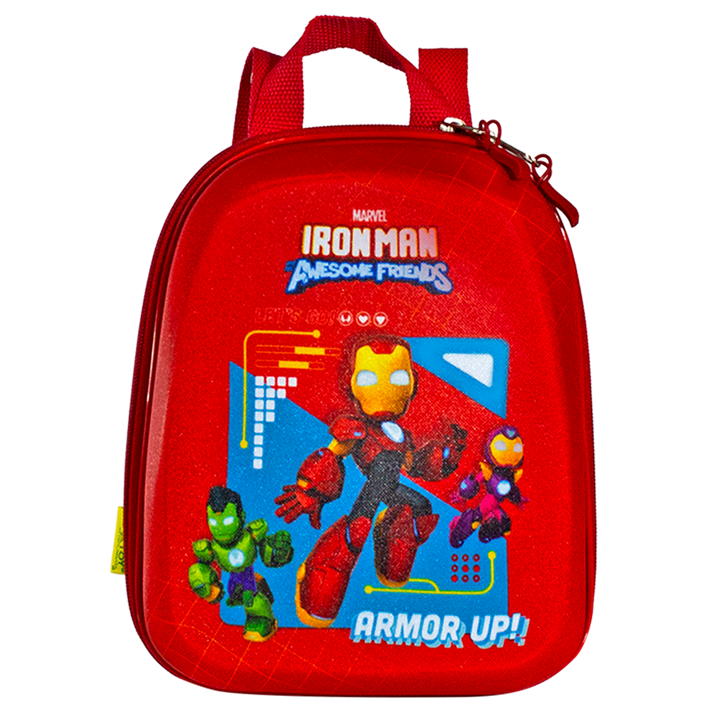 Mochila Infantil Iron Man Carro Maxtoy Di...