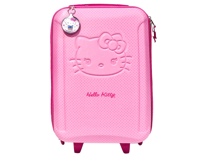 Hello Kitty Poa Rosa - Mala com rodas + F...