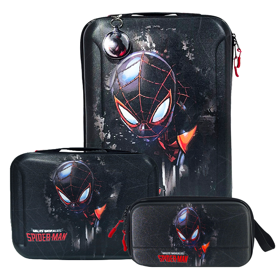 Spider Man Miles - Mala com rodas + Frasq...