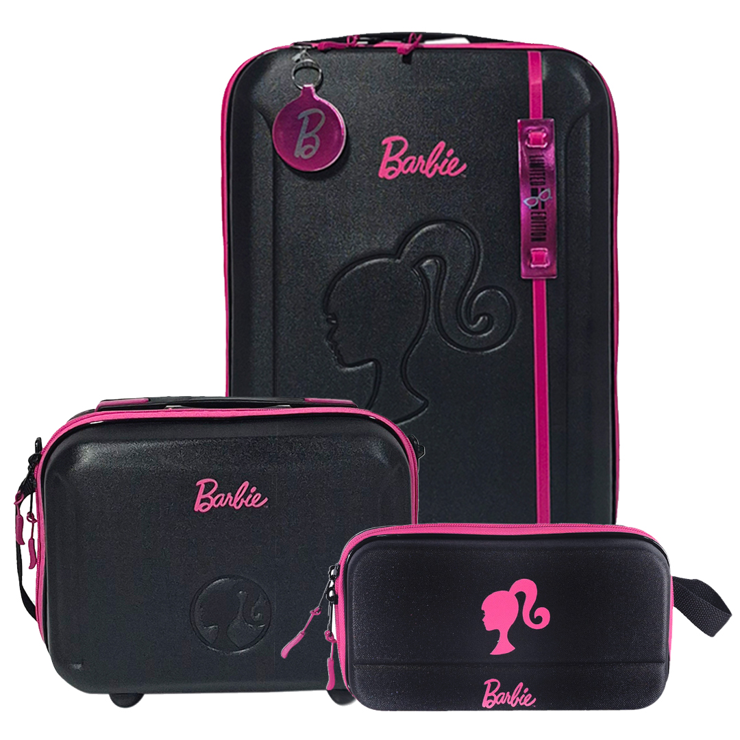 Barbie Black Style - Mala com rodas + Fra...