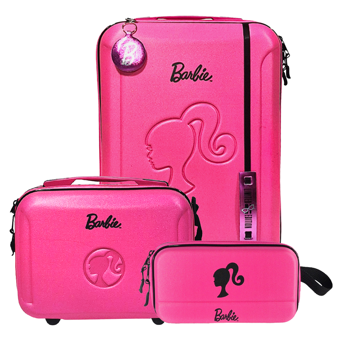 Barbie Pink Style - Mala com rodas + Fras...