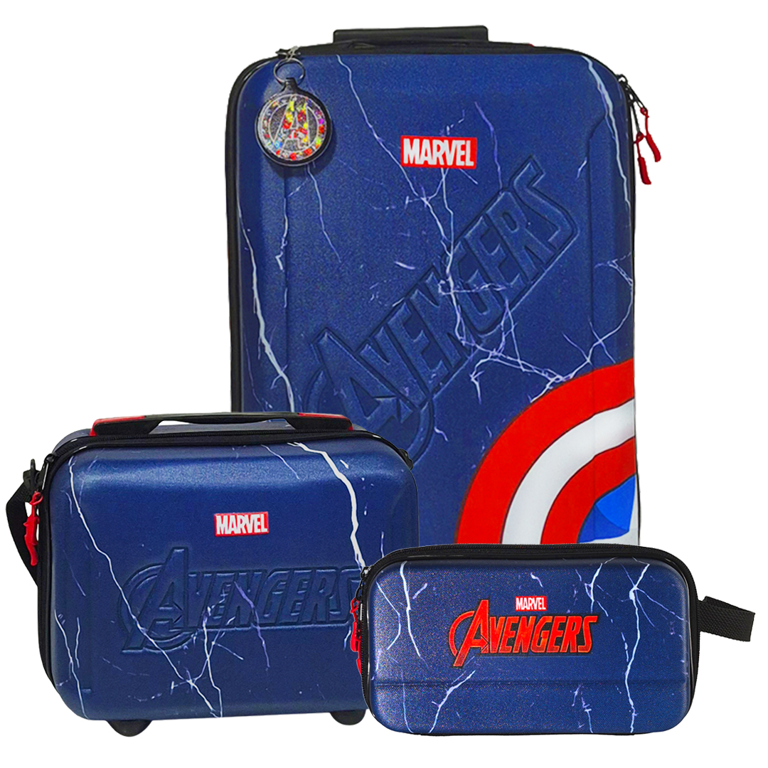 Avengers - Mala com rodas + Frasqueira + ...